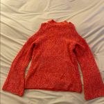 New York & Company Red Cowl Neck Sweater with Shoulder Cutouts Size M Photo 5