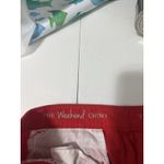 Talbots Woman’s Bright Red The Weekend Chino Ankle Pant In Size 6 Holiday Career Photo 5