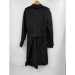 Altuzarra  Target Black Textured Double Breasted Trench Coat 20th Anniversary S Photo 5