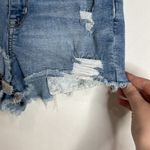 American Eagle  Curvy Hi-rise Jean Shortie Distressed denim Shorts light wash 6 Photo 4