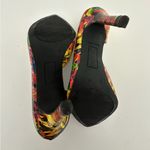 Brash Floral Watercolor Pointed Toe Stiletto Pumps Y2K Size 6 | Feminine Photo 13