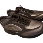 MBT Maliza Brown Leather Metallic Rocker Toning Comfort SZ 8 sneaker shoe Photo 0