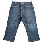 Ralph Lauren Jeans Women's 12 Classic Midcalf Capri Crop Denim‎ Pants LRL Blue Photo 0