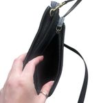 Giani Bernini  Black Leather Casual Classic Small Crossbody Shoulder‎ Purse Photo 3