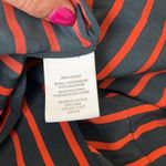 Joie  Pink and Grey Stripe RacerBack Silk Mini Dress | XS Photo 7