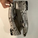ZARA  Monochrome Snakeskin Pattern Loafers Photo 2