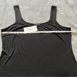 Bloomchic NWT Bloom Chic Ribbed Black Stretch Tank Wide Straps 22/24 Photo 1