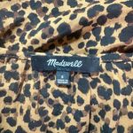 Madewell Balloon Sleeve Button-Up Leopard Print Top Photo 5