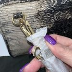 LOGO By Lori Goldstein  Snakeskin Embossed and Pink Leather  Double Zip Camera Cr Photo 3