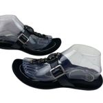 *Abeo Bio system Bling Flip Flop Comfort Sandals Womens 8.5 Black Jewel Summer Photo 7