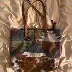 Buckle Aztec Fur Purse Photo 0