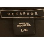 Metaphor  Women's Black Sleeveless Spaghetti Strap Back Dress Ties in Back Size L Photo 2