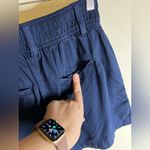 Madewell ‎ The Neale Short in Drapeweave Deep Indigo Size 00 EUC Photo 4