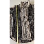 Dress Barn Vintage  Women’s Size M Medium Shirt Top Blouse Black Brown Western Photo 2