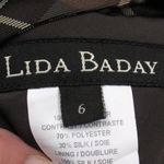 Brown Silk Blend Midi Dress Brown Size 6 Photo 8