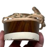 Vince Camuto “Pemolie” Studded Platform Wedge Sandals Tan Women’s Size 9.5 Photo 9