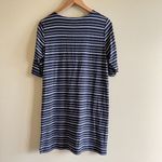 Eileen Fisher DENIM TOP SHIFT DRESS SHORT SLEEVE STRIPED WOMENS SIZE S Photo 7