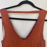 Anthropologie  Maeve Enchantment copper stretch Jumpsuit Sz XS Photo 9