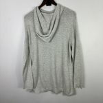 J. Jill Hoodie Sweater Womens M Gray Knit Slouchy Pullover Soft Cozy Minimalist‎ Size M Photo 1
