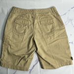 Caribbean Joe  petite let go khaki shorts size women’s 12 Petit Photo 3