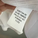 Old Navy Trapeze Milkmaid Top Size XL Calla Lily White Eyelet Photo 8