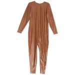 SKIMS  Shimmer Catsuit Full Length Bodysuit Copper 3X NWT Photo 1