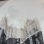 Hollister Boho Tassel Sheer Black & White Kimono Size ONE SIZE Photo 5