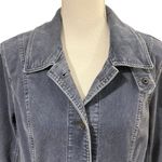 Eddie Bauer  Womens Corduroy Jacket Size L Academia Preppy Gilmore Girls Utility Photo 2