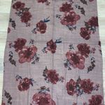 Mix It large purple floral fringe scarf Photo 2