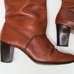 Hush Puppies Vintage 70s Leather Knee High Boots Photo 5