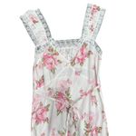 Selkie Veronica Slip Dress in White/Pink Floral, Size S Pink Photo 7