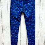 Alo Yoga Alo Leggings Women XXS Airbrush Kaleidoscope Blue Ankle High Waisted Athletic Photo 4