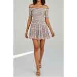 Poupette St. Barth  Soledad Mini Dress, Aqua Dalia, Medium Photo 2