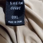 SheIn  Essnce 0X High Rise Shapewear Cycling Biker Shorts in Khaki Plus Photo 4