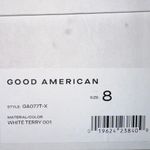 Good American NIB  White Lucite Wedge Slip On Sandals Photo 5