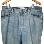 Madewell  The MomJean Gilford Wash Ripped Edition Mom Jeans Women‎ Size 32 Photo 6