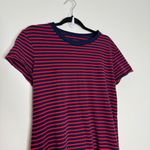 Frank & Eileen  Striped Harper Midi Dress L Red Blue Photo 4