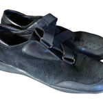 Stuart Weitzman Stuart‎ Weizman leather Black suede walking flats Women’s Size 8.5 Photo 0