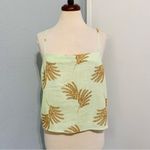 ZARA  New Women Sleeveless Linen Blend Embroidered Lingerie Top Size Large Photo 4