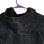 Lena Size Medium Black Fleece Jacket Hoodie Zippered Front Zippered Poc… Photo 4