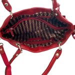 Tignanello Iconic Tote Glam Red, Leather Handbag Crossbody Convertible Purse NWT Photo 6