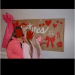 Palmetto Moon  pink puffer jacket with bows on sleeve Photo 3