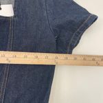 En Saison NWT June Denim Belted Square Neck Short Sleeve Mini Dress Size Large Blue Photo 8