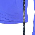 Athleta Transcend Faux Wrap Long Sleeve Blue Top SMALL Photo 6
