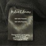 For Love & Lemons  Julie Sweatpants Rose Embroidered Black Medium Coquette Chic Photo 9