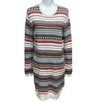 H&M  L.O.G.G. Sweater Dress M Multicolor Nordic Fair Isle Long Sleeve Fall Winter Photo 1