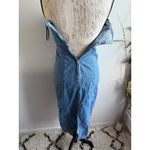 Forever 21  Denim Strapless Bodycon Dress Medium Blue Jean Mini Dress Photo 1