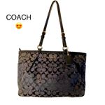 Coach  black signature SHOULDERBAG  tote F17725 Photo 1