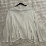 Material Girl Material Girls Twist Knot White Sweater Photo 1