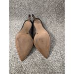 Jessica Simpson Silver Glitter Pumps Women's 8M Pointy Toe High Heel Dress Shoes Photo 5